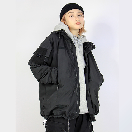 机能多口袋防风夹克加厚棉服外套