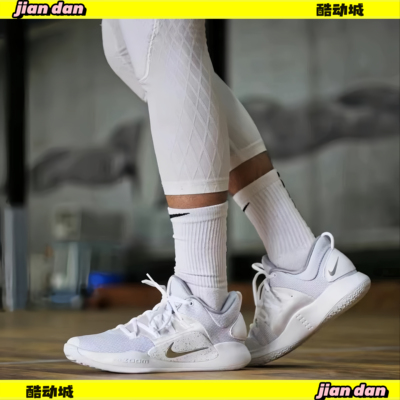 Nike低帮气垫篮球鞋男子运动缓震