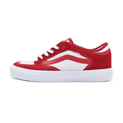 VANS范斯新款Rowley Classic男女情侣红色休闲板鞋VN000SF4IZQ