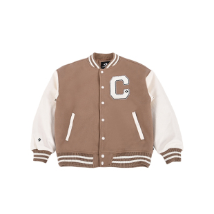 Converse匡威新款 撞色百搭宽松外套棒球服夹克棉服10027241 男款