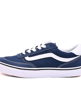 VANS范斯新款Brooklyn LS蓝色潮流复古休闲鞋运动板鞋VN000D7QLKZ