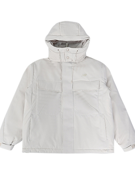 New Balance NB新款男子潮流百搭连帽羽绒服休闲夹克外套AMJ54344