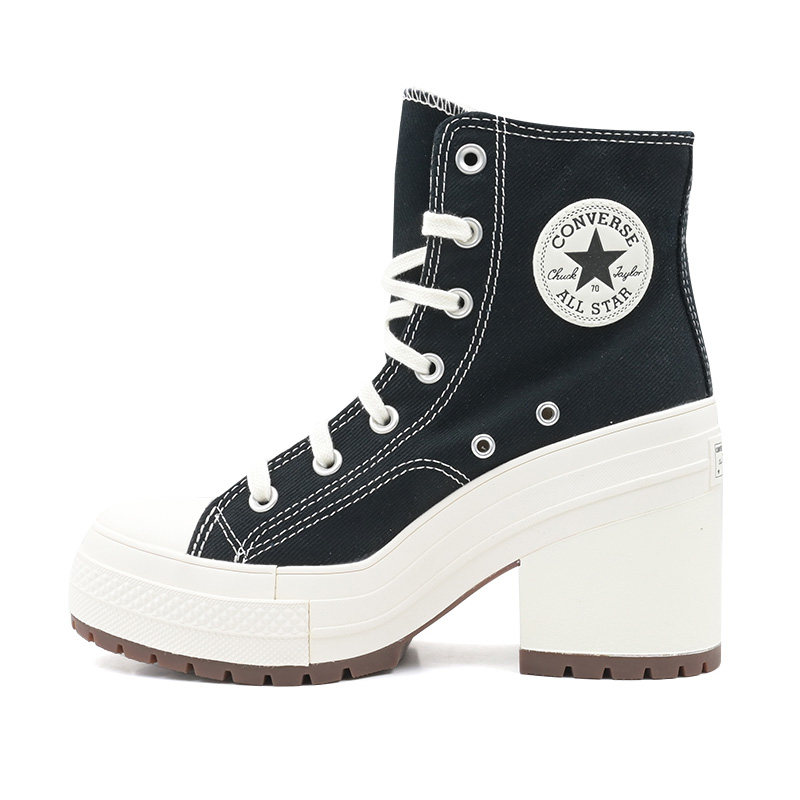 Converse匡威复古粗跟CHUCK 70女子厚底增高鞋高跟帆布鞋A05347C