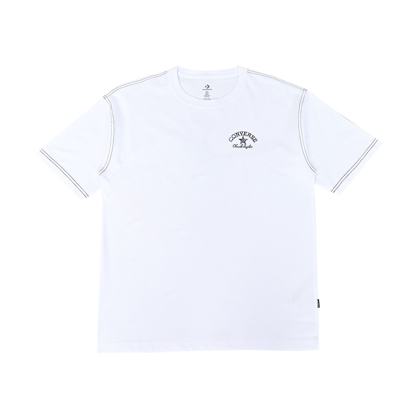 Converse匡威夏季新款户外宽松短袖男女情侣潮流T恤UCK080-001