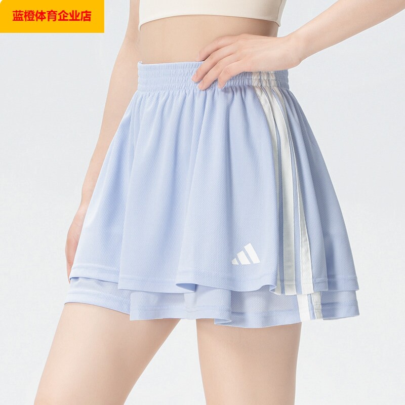 阿迪达斯女裙夏季新款舒适运动裙子休闲时尚潮流短裙JY7633