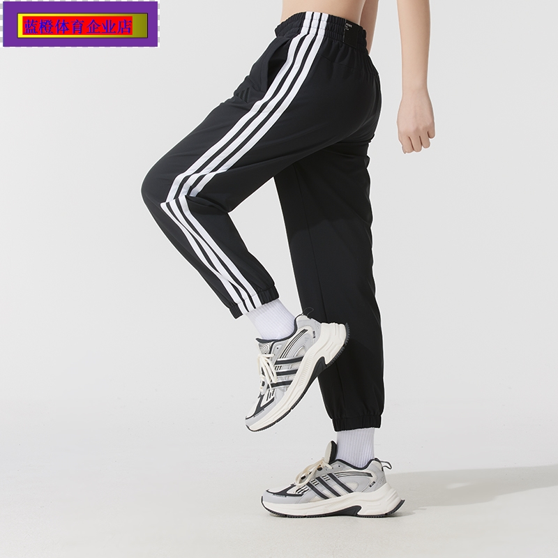女裤25夏季户外运动三条纹