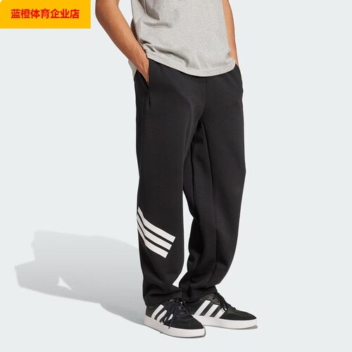 阿迪达斯男子运动裤三条纹休闲长裤2026春季新款裤子JM6051