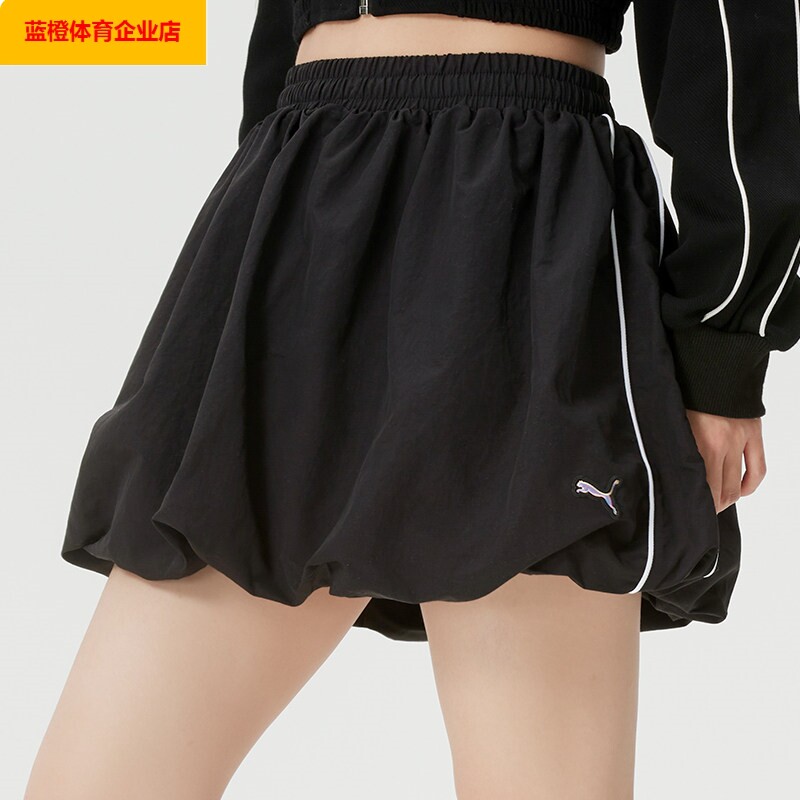 PUMA裙女裙2026夏季新款运动裙时尚休闲短裙蓬蓬花苞泡芙裙635461