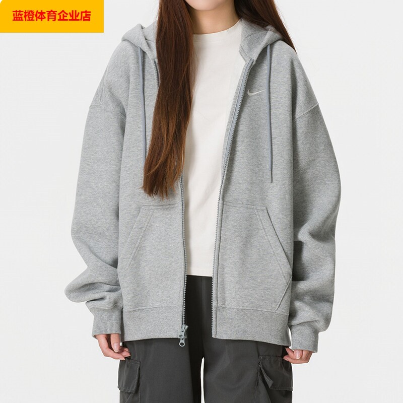 NIKE加绒夹克女秋季新款宽