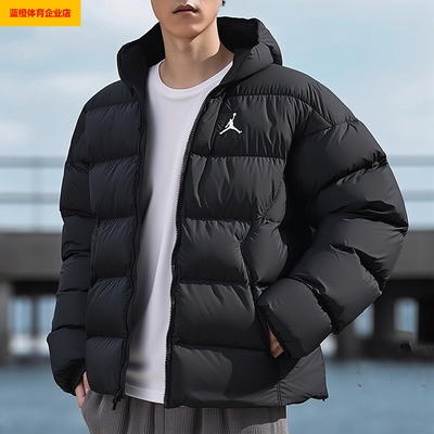 NIKE棉服男装正品JORDAN夹克保暖上衣运动休闲外套HV0533