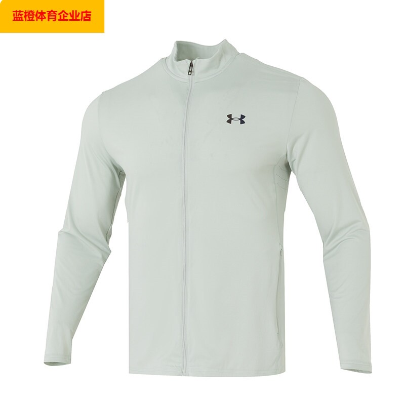 UA修身夹克男春季新款健身训练服跑步运动服男子针织外套1390051