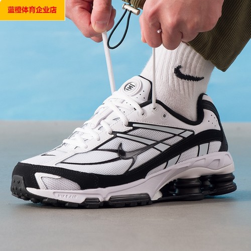 NIKE轻便运动鞋男冬季新款SHOX RIDE 2休闲鞋慢跑鞋老爹鞋IO4296