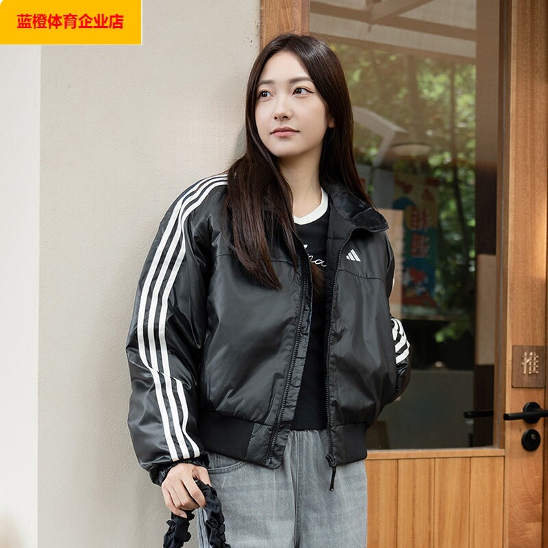 运动服2026女装短款立领棉