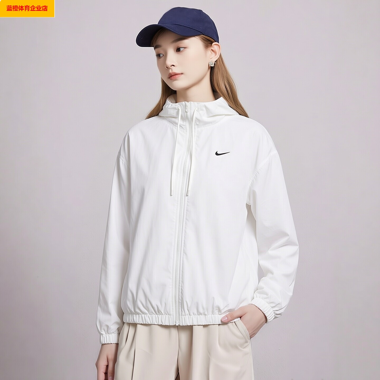 NIKE梭织连帽夹克女2026新
