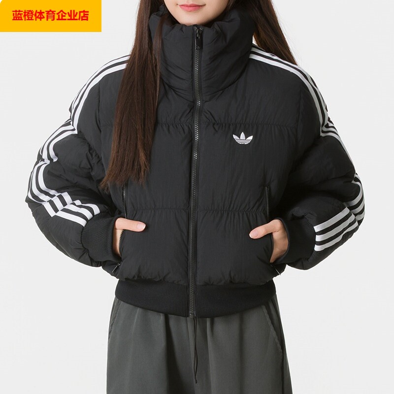 三叶草2026秋女款短立领运
