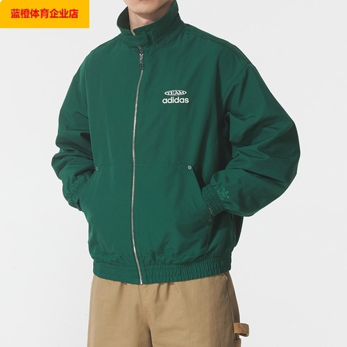 阿迪达斯三叶草男装2025秋新款时尚潮流运动服户外防KC0136