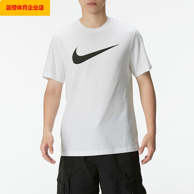 NIKE情侣T恤男冬季新款运动上衣半袖体恤大码白色短袖女DC5095