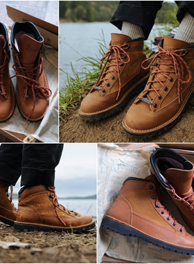 正品Danner Ridge系列女款防水防滑V底GTX内衬徒步鞋登山鞋34126