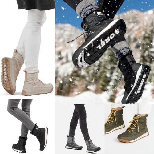 正品现货SOREL保暖短筒靴雪地靴