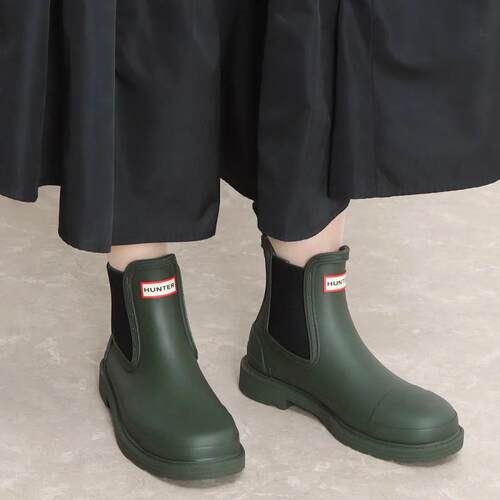 HUNTER涉水女鞋雨鞋防水防滑短靴