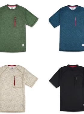TOPO DESIGNS 短袖速干衣 户外徒步防晒衣排汗折叠运动短袖T恤