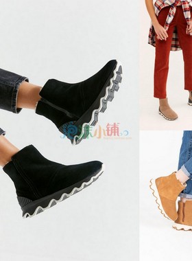 特价清！现货 Sorel冰熊 KINETIC SHORT保暖防滑防水短靴雪地靴