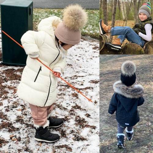 sorel中小童防水防滑防寒雪地靴