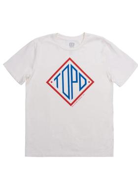 TOPO DESIGNS DIAMOND 运动休闲户外露营攀岩有机棉短袖T恤