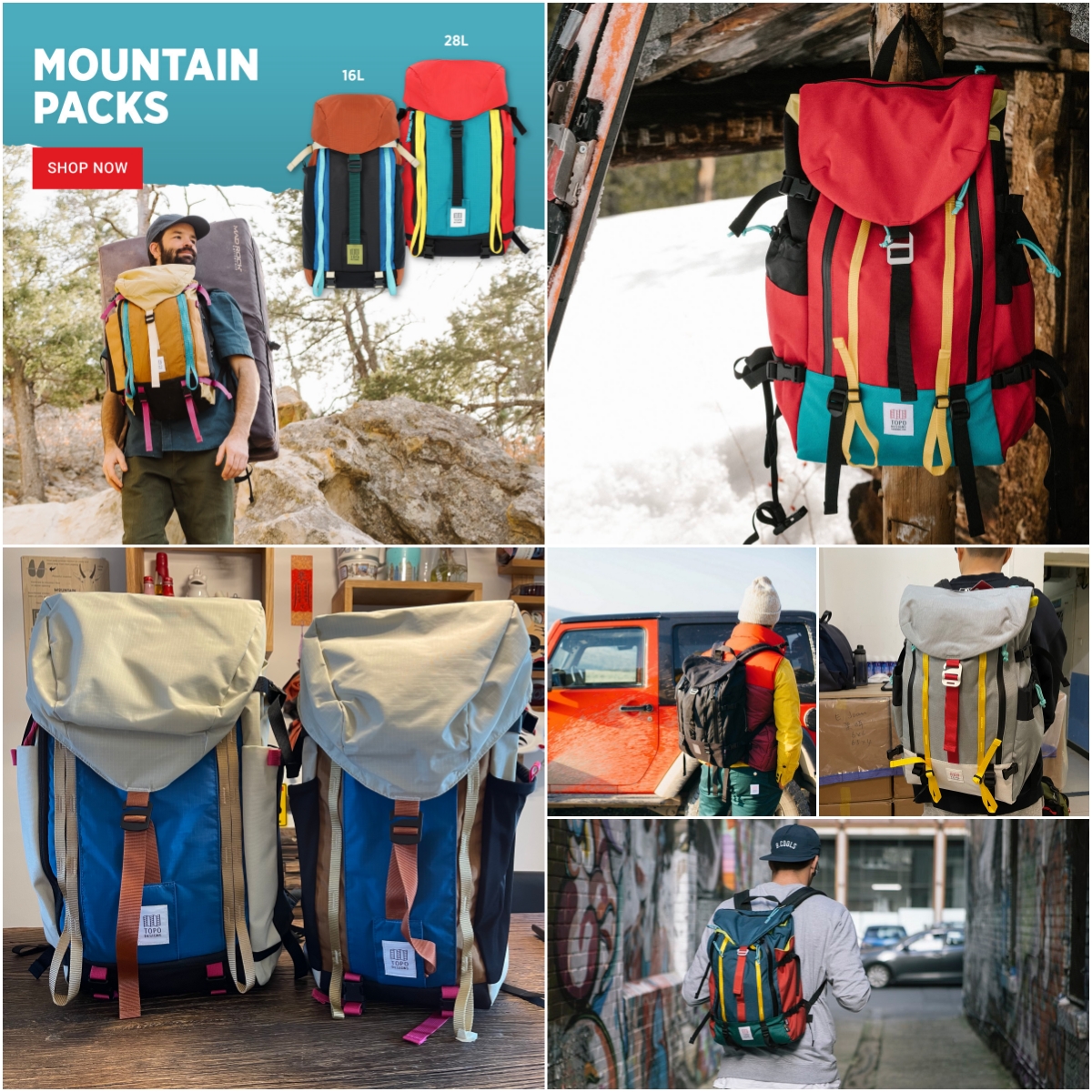 TopoDesigns户外旅行徒步登山包