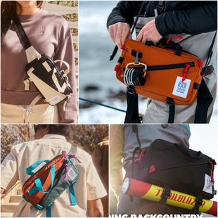 PACK户外旅行山系露营防水腰包斜挎包钓鱼包 QUICK TOPO DESIGNS