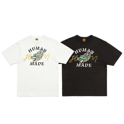日系humanmade短袖T恤竹节棉