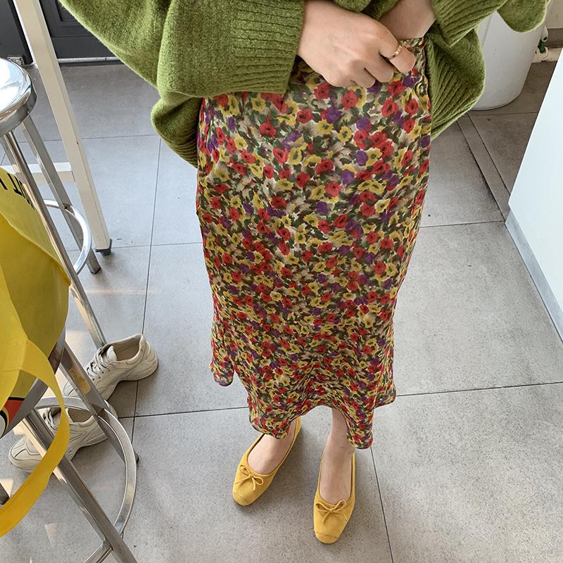 踏春季韩国chic复古百搭满屏小碎花宽松高腰显瘦中长款半身裙女在类目 女装/女士精品, 半身裙中 - 来自Buy2taobao.com提供专业的淘宝代购服务