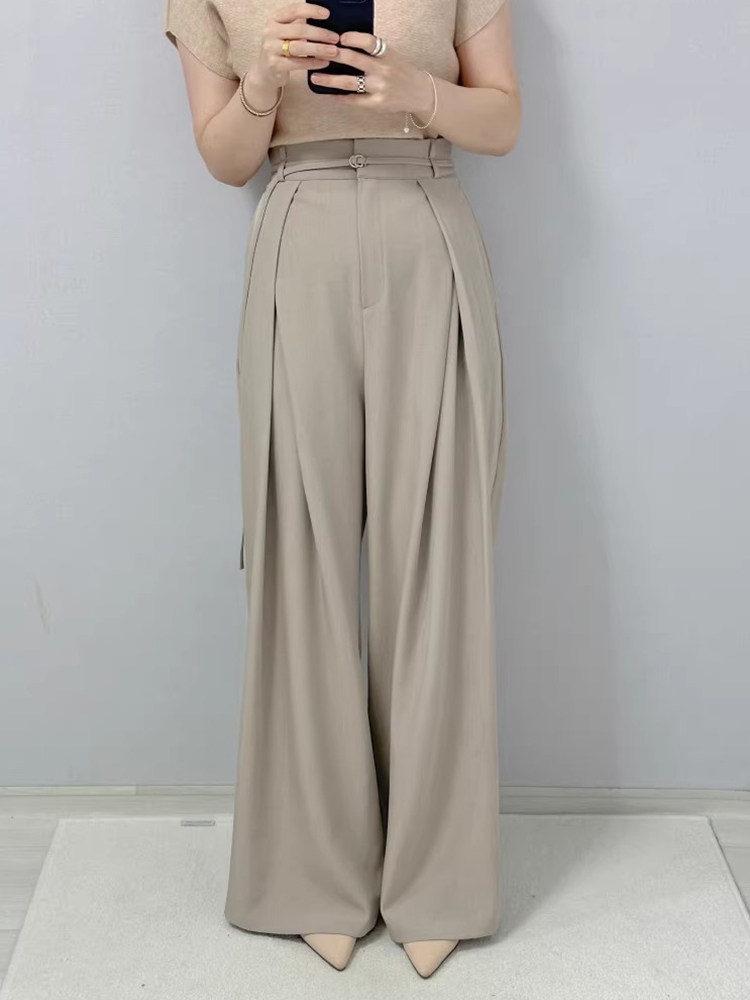 百搭显瘦垂坠感休闲裤拖地长裤