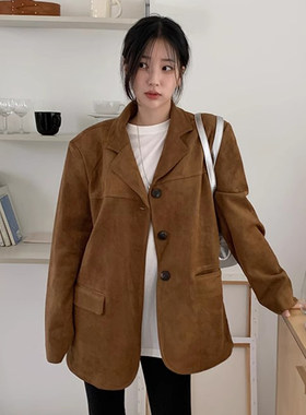 复古美拉德休闲百搭款长袖外套