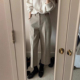 复古立体压线百搭九分裤 新款 女2025冬季 长裤 西装 高腰显瘦休闲裤 裤