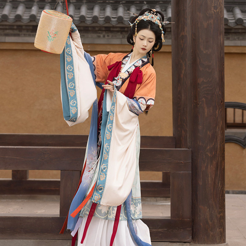 花间酒原创改良汉服女【洛神 神仙图】国风复原款传统服饰春夏