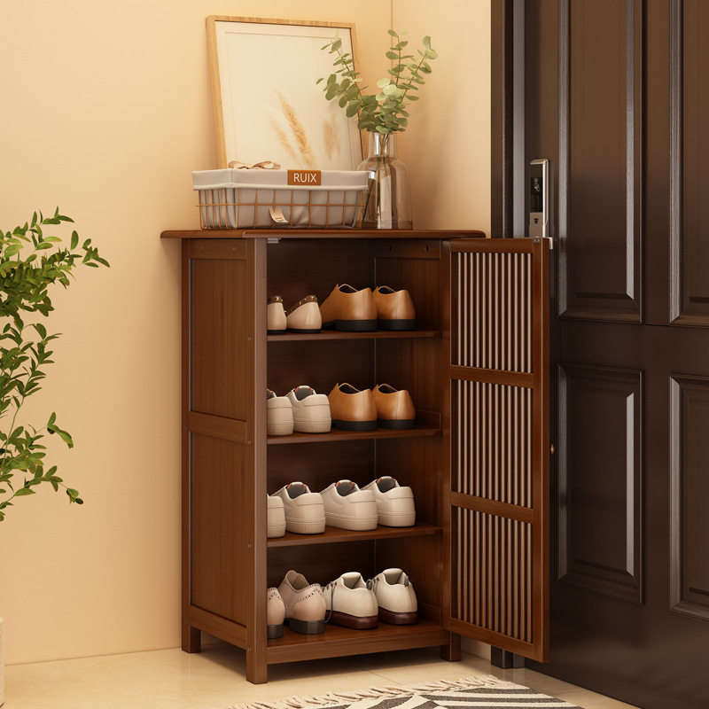 鞋柜坐凳一体门口玄关柜可坐家用室内新中式收纳柜带抽屉的鞋架子