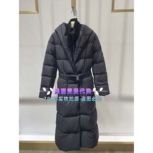 2025秋冬款MARYLING玛俪琳A1FHW98110连帽长款羽绒服