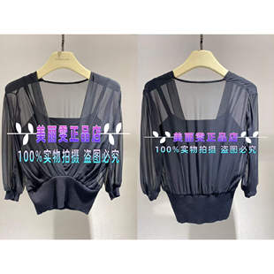 2025春夏款 玛俪琳蚕丝女上衣A1FCW26620 款
