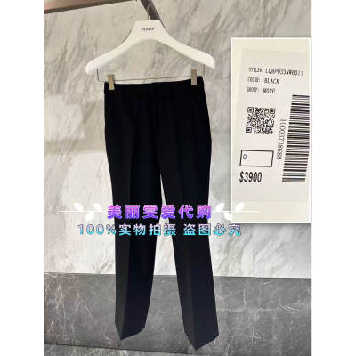 宝姿黑色直筒裤LQ8P033NWB011