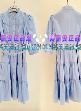 2025春夏宝莱阿卡苏泡泡袖连衣裙B1FCW64220