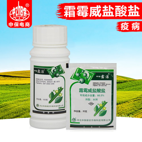 农药花卉草坪猝倒病霜霉威盐酸盐