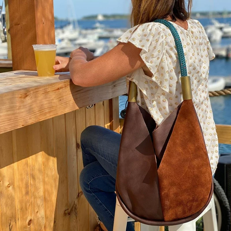 Плетеная сумка через плечо с одним рукавом?
