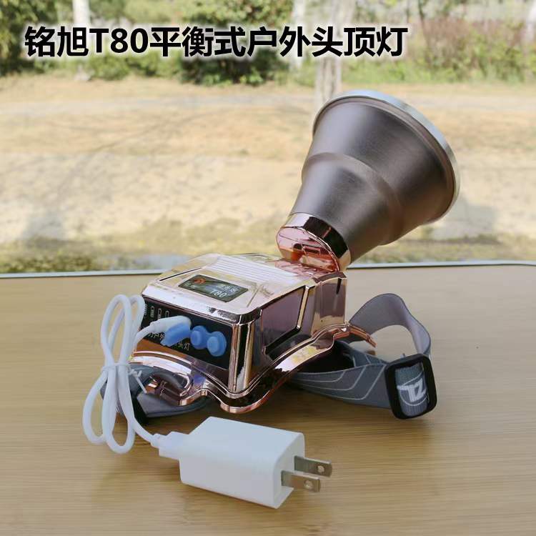 铭旭T80强光户外一体头灯图片