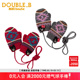 MIKIHOUSE儿童保暖手套羊毛混纺男女童秋冬小黑熊新年DoubleB