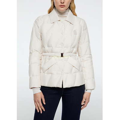 【LR定单】羊皮衬衫式轻盈羽绒服女2025年秋冬新款85鹅绒显瘦外套