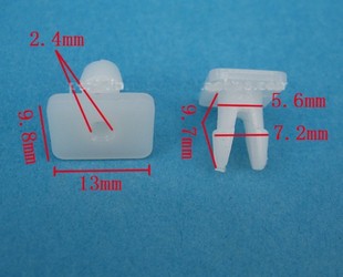 适用于大众桑塔纳99新秀06款老普桑大灯卡子 0642