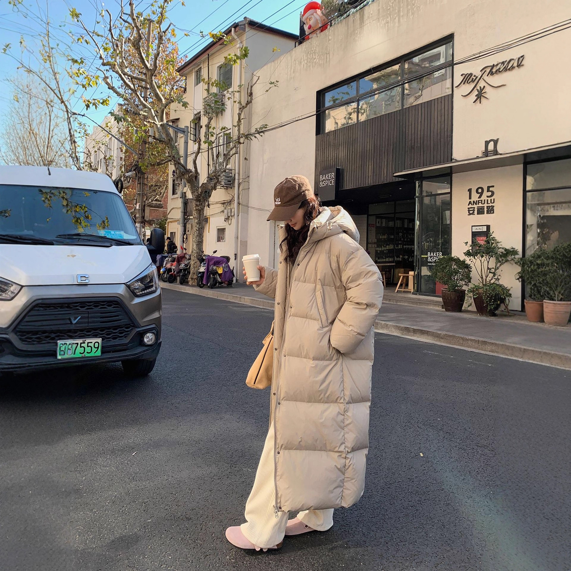 今年流行特惠2025冬季新款90白鸭绒韩版大被子羽绒服女超长过膝