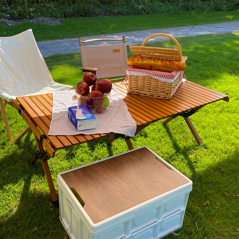 【南山】榉木三腿蛋卷桌户外折叠桌野露营旅行家用便携野餐桌,户外/登山/野营/旅行用品,户外桌子,淘宝优惠券,粉丝福利购,淘宝优惠卷