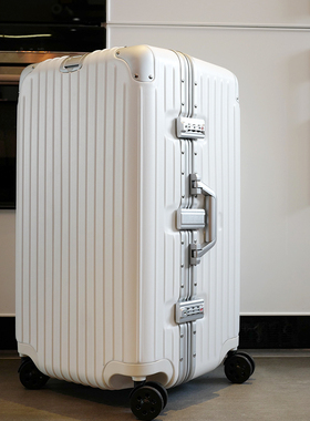 马冬强加厚大容量行李箱女30寸万向轮铝框拉杆箱男结实耐用旅行箱